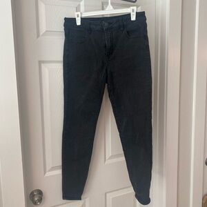 American Eagle Outfitters Next Level Stretch Black Skinny Jeans - Size 12